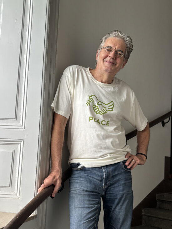 T-Shirt »Peace«, unisex, natur, in drei Größen