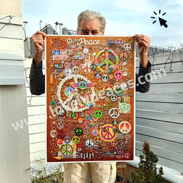 Peace-Poster A1 (59,4 x 84,1 cm)