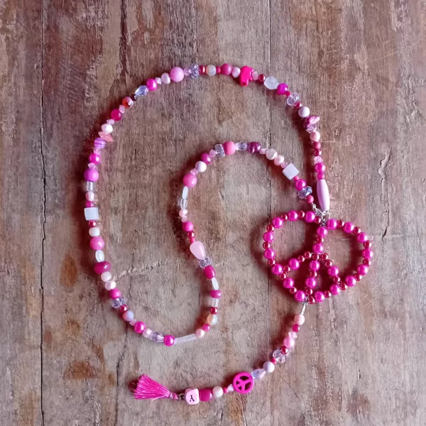 Halskette pink
